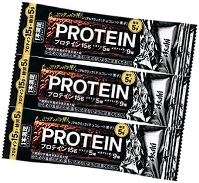 アサヒグループ食品 1本満足バー プロテインブラック 18本