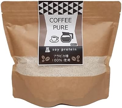 ピュアパートナー COFFEE PURE (珈琲ピュア) ソイプロテイン 人工甘味料不使用 500g プロテインパウダー 国内加工 プロテイン コーヒーピュア