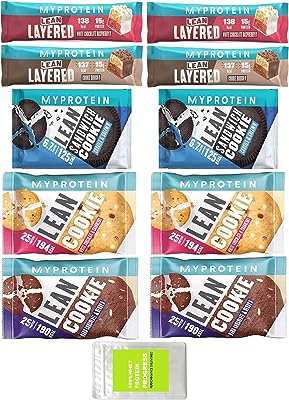 マイプロテイン 低脂質 プロテインバー ＆ 低脂質 プロテインクッキー バラエティ パック（MYPROTEIN PROTEIN Low-Fat Protein bar & Low-Fat Protein Cookie Variety Pack）