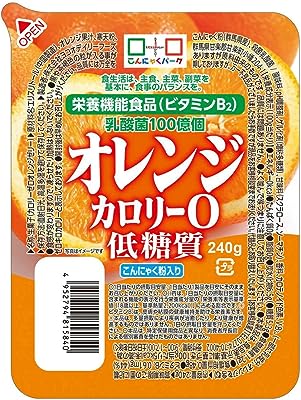 こんにゃくパーク こんにゃくゼリー ゼロカロリーゼリー オレンジ