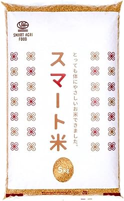 スマート米 青森県産 つがるロマン 無洗米玄米 (5.0kg)