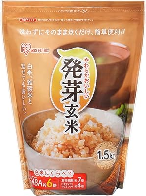 アイリスオーヤマ 発芽玄米 玄米 無洗米 国産 1.5キログラム (x 1)