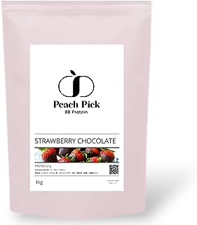 ピーチピック(PeachPick) プロテイン 置き換え ダイエット 大容量 1kg (約31日分) ストロベリーチョコ風味 女性用 美容 美味しい 飲みやすい 人工甘味料不使用 高タンパク 低脂質 溶けやすい 甘さ控えめ 筋トレ ホエイ ソイ 女性向け ソイ プロテイン トレーニング 大豆プロテイン