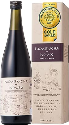 コンブチャ＋酵素 720ml 酵素ドリンク 酵素 置き換えダイエット ファスティング 国産 アップル風味