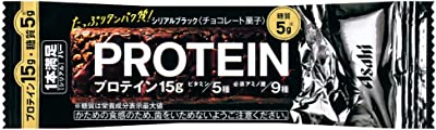 アサヒグループ食品 1本満足バー プロテインブラック ブラックチョコレート 36本