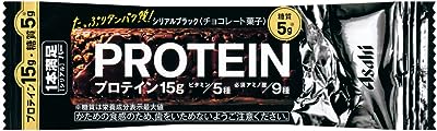 アサヒグループ食品 1本満足バー プロテインブラック 72本