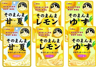 ライオン菓子 そのまんまゆず そのまんまレモン そのまんま甘夏 各2袋 計6袋 GOSオリジナル
