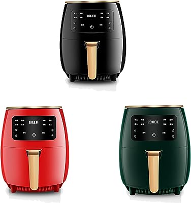 家庭用エアフライヤー 多機能エアフライヤー 60分タイマ機能 高速空気循環システム 4.5L大容量 オイルフリーと脂肪低減健康食品