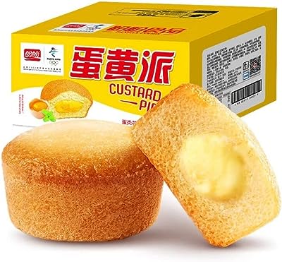 盼盼 蛋黄派 糕点 蛋糕 点心 面包 早餐 小吃 零食 お菓子 2500g/箱（新老包装交替发货）