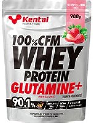 【健康体力研究所 （Kentai）】 １００％ＣＦＭホエイプロテイン グルタミンプラス スーパーデリシャス ストベリー風味 ７００ｇ