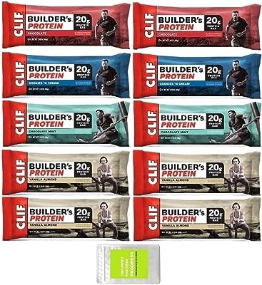 クリフバー クリフビルダーズ プロテインバー バラエティ パック （Clif Bar CLIF BUILDER'S Protein Bar Variety Pack)