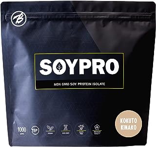 バルクスポーツ ソイプロテイン SOYPRO 人工甘味料不使用 自然派 厳選素材 食物繊維配合 黒糖きなこ味 1kg
