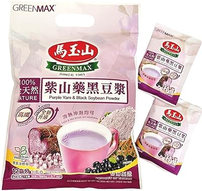 【紫山薬黒豆漿・馬玉山】紫山芋 黒豆 お腹の調子 12パック入り スムージー おしるこ ポリフェノールやミネラルが豊富
