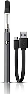 電子たばこ CBD リキッド 510規格 ヴェポライザー ベイプペン型 ペンタイプ VAPEベイプ スターターキット 自動吸引 大容量 【 CBDリキッド無 】HECCO (ブラック)
