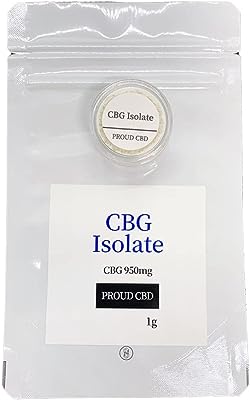 PROUDCBD CBG アイソレート CBG 高濃度 950mg/1g (95%)