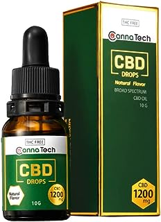 CannaTech CBD オイル 1200mg 10g 濃度12％ 特許抽出製法 新ブロードスペクトラム 高濃度