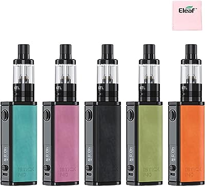 Eleaf iStick i40 電子タバコ | vape ベイプ スターターキット 2600mAh 内蔵バッテリーと3ml GTL D20 アトマイザー GTL コイル ヘッド VS iStick Trim コンパクト キット (Neon orange-Kit)