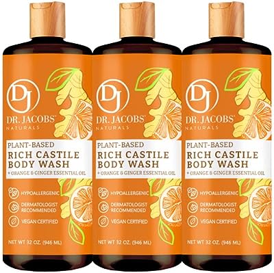 DR.JACOBS NATURALS 32オンス（907g）3パック ピュアカスティール液体