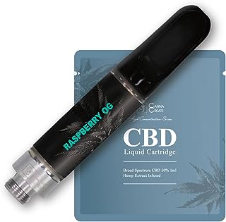 CANNA CREATE CBD リキッド カートリッジ 高濃度CBD50% CBD500mg 1ml スイス産 ブロードスペクトラム カンナクリエイト 国内製造 (ラズベリー・オージー)