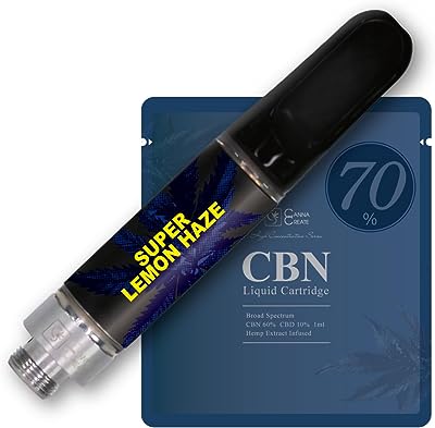 CANNA CREATE CBN リキッド 70% 1ml 700mg 高濃度 CBN 60% CBD 10% ブロードスペクトラム CBG CBC CBDV カートリッジ カンナクリエイト (スーパーレモンヘイズ)