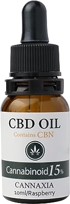 CANNAXIA カンナビノイド15%オイル CBD10% CBN5% 日本製 内容量10ml ブロードスペクトラム 6種のフレーバー（ラズベリー）