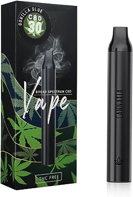 CANNAXIA 高濃度CBD30% 1200mg配合 使い捨て電子タバコ 日本製リキッド 約800回吸引 (GORILLA GLUE, CBD30%)