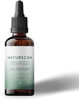 Naturecan CBNオイル サプリメント 健康食品 ブロードスペクトラム THCゼロ保証 ビーガン… (10%CBN, 10ml)
