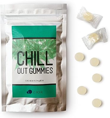 ZIOR CBD グミ チルアウトグミ 1粒42mg (7粒) 高濃度 国産