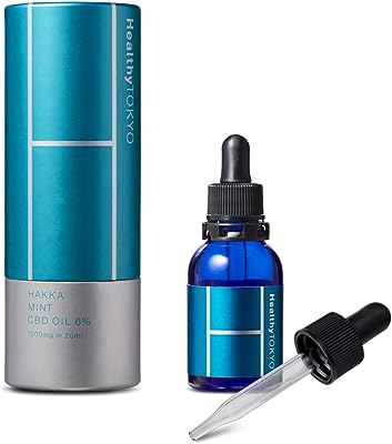HealthyTOKYO CBDオイル 6% ハッカミント 1200mg CBD in 20ml ブロードスペクトラム 日本製